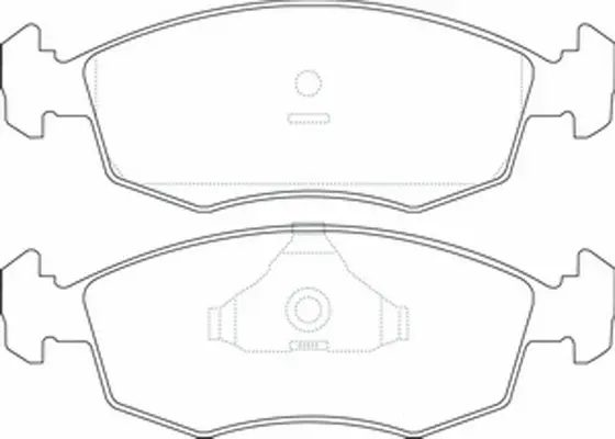 Brake Pad Set, disc brake (BP51255)