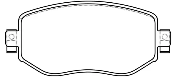 Brake Pad Set, disc brake (BP43006)