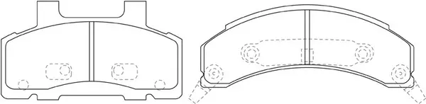 Brake Pad Set, disc brake (BP50312)