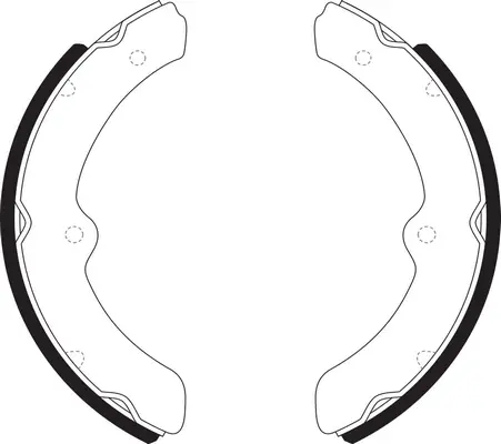 Brake Shoe Set (BS21266)