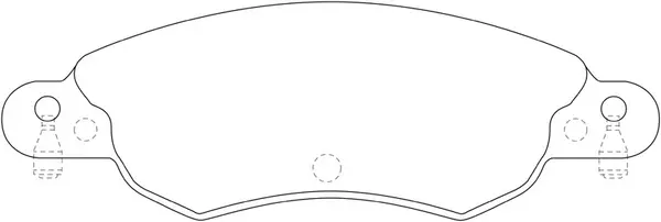 Brake Pad Set, disc brake (BP42185W)