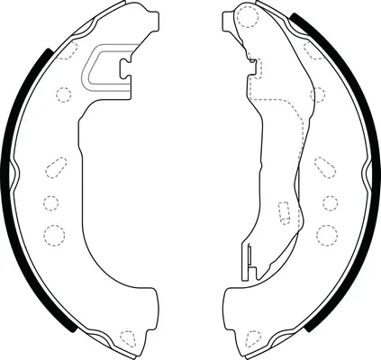 Brake Shoe Set (BS33005)