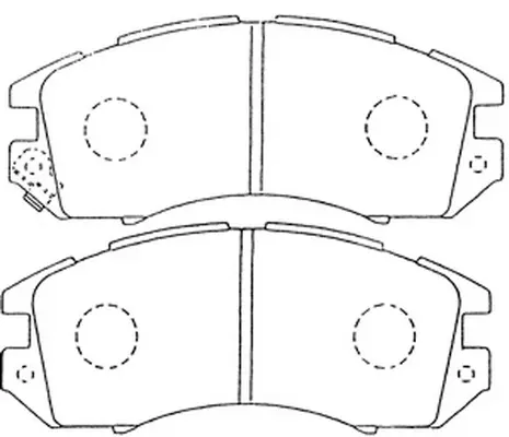 Brake Pad Set, disc brake (BP27248)
