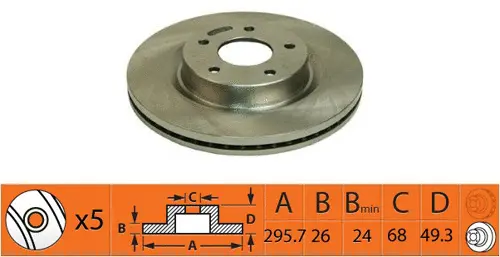 Brake Disc (BR22141T)