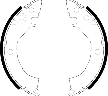 Brake Shoe Set (BS23633)