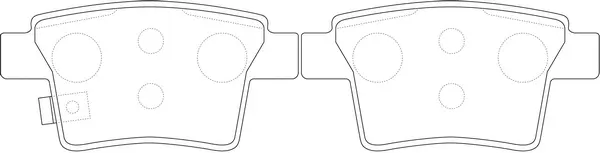Brake Pad Set, disc brake (BP51501)
