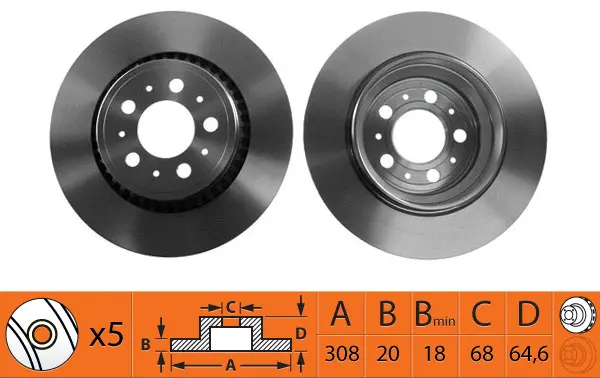 Brake Disc (BR45107T)