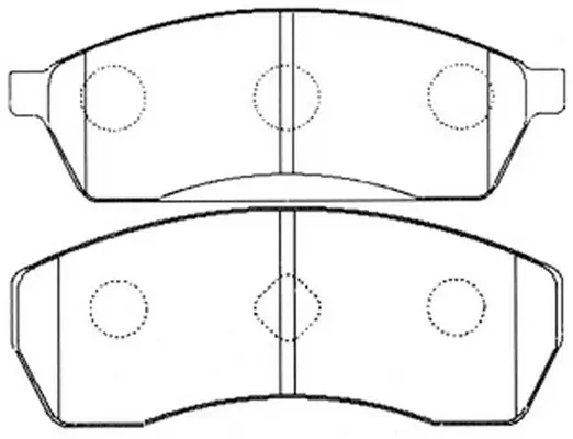 Brake Pad Set, disc brake (BP27315)