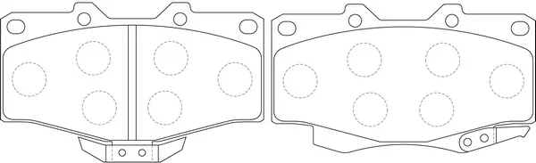Brake Pad Set, disc brake (BP21387)