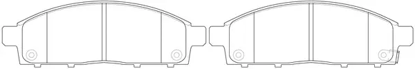 Brake Pad Set, disc brake (BP23809)