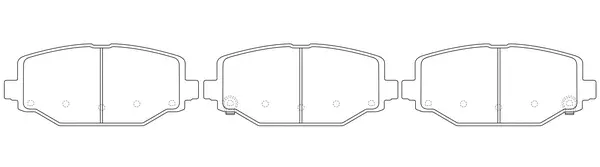 Brake Pad Set, disc brake (BP53005)