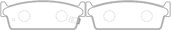 Brake Pad Set, disc brake (BP22200)