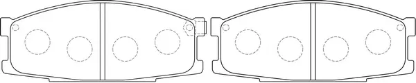 Brake Pad Set, disc brake (BP23175)