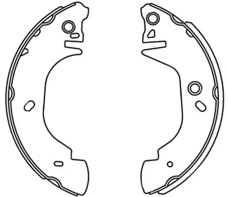 Brake Shoe Set (BS51542)