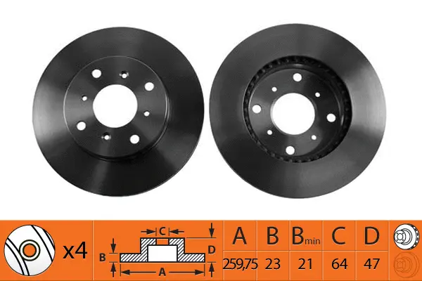 Brake Disc (BR28107T)