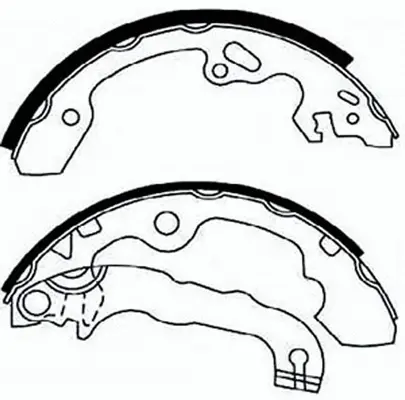 Brake Shoe Set (BS51558)