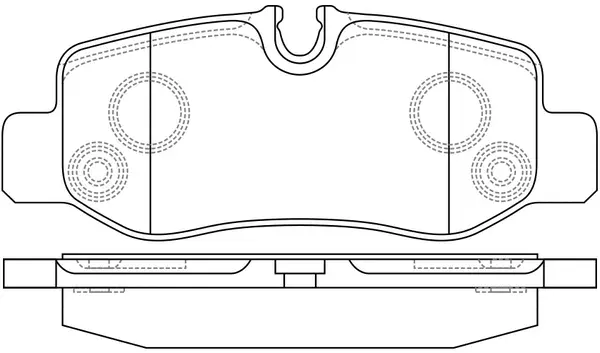 Brake Pad Set, disc brake (BP31028)