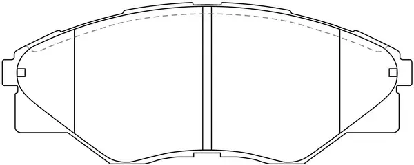 Brake Pad Set, disc brake (BP21802)