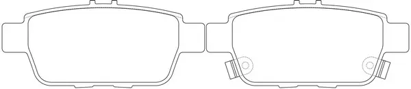 Brake Pad Set, disc brake (BP28004)