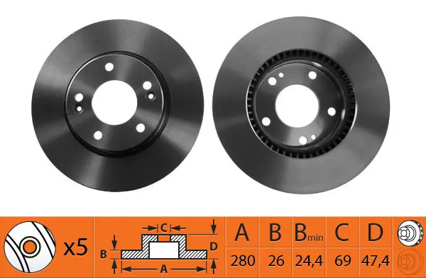 Brake Disc (BR11109T)