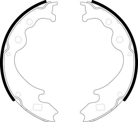 Brake Shoe Set (BS25348)