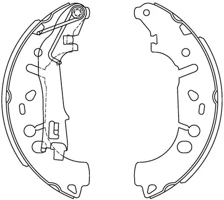 Brake Shoe Set (BS41624)