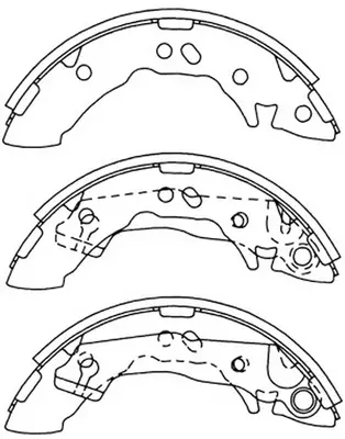 Brake Shoe Set (BS11162)