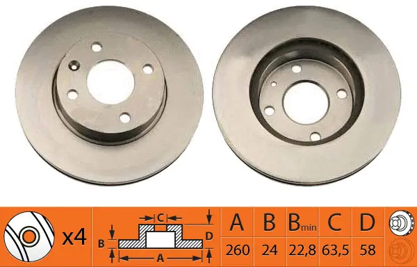 Brake Disc (BR51104T)