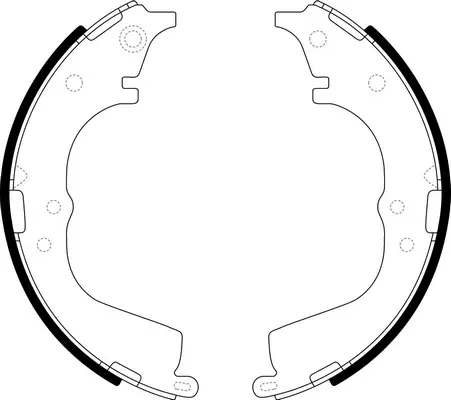 Brake Shoe Set (BS21330)