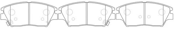 Brake Pad Set, disc brake (BP14001)