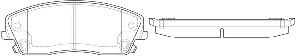 Brake Pad Set, disc brake (BP53423)