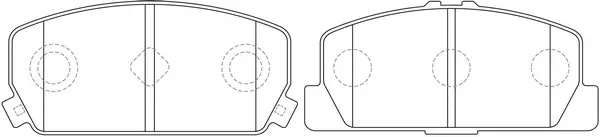 Brake Pad Set, disc brake (BP23379)