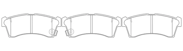Brake Pad Set, disc brake (BP28015)