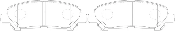 Brake Pad Set, disc brake (BP21848)