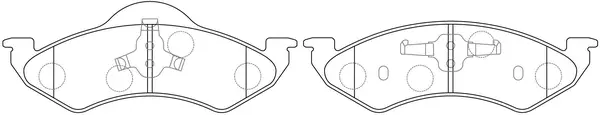 Brake Pad Set, disc brake (BP53619)