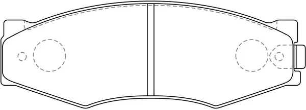 Brake Pad Set, disc brake (BP22105)