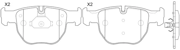 Brake Pad Set, disc brake (BP47334)