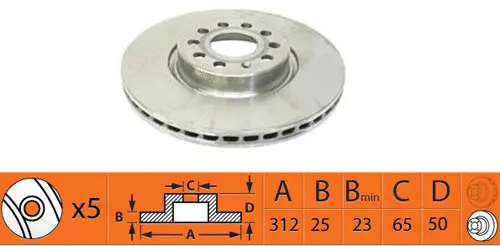 Brake Disc (BR33141T)