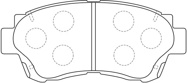 Brake Pad Set, disc brake (BP21228)