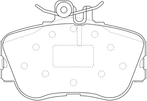 Brake Pad Set, disc brake (BP31025)