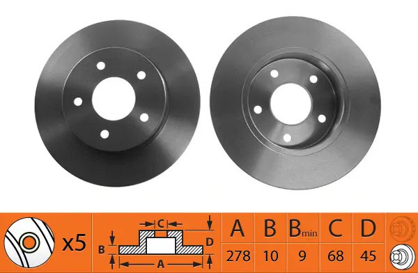 Brake Disc (BR22123)