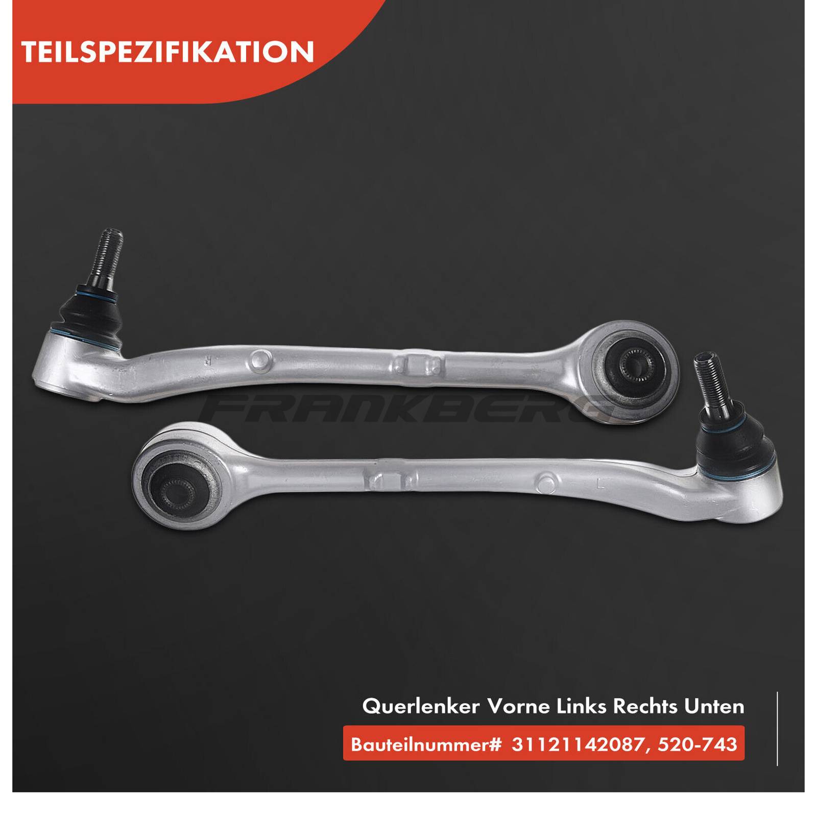 Control/Trailing Arm, wheel suspension