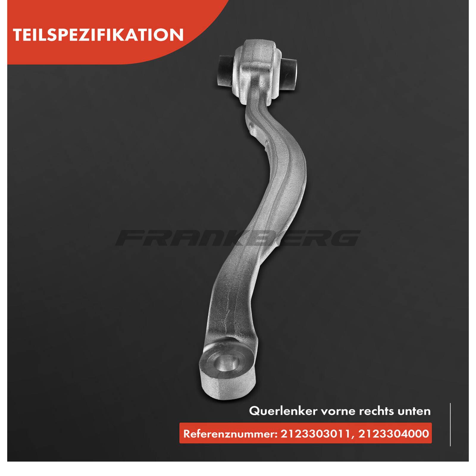 Control/Trailing Arm, wheel suspension