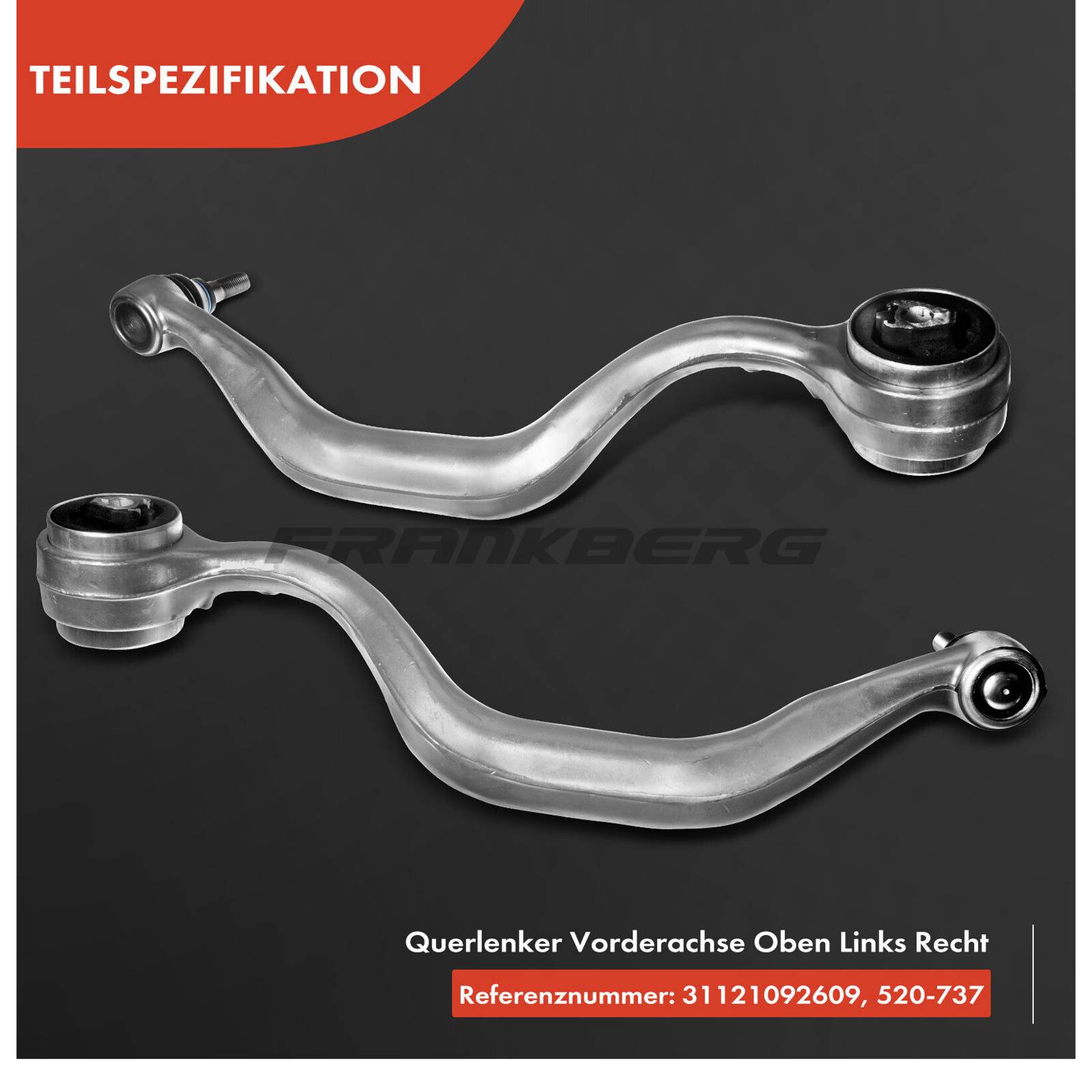 Control/Trailing Arm, wheel suspension