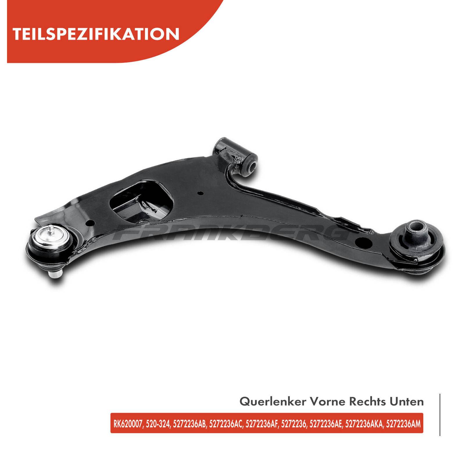 Control/Trailing Arm, wheel suspension