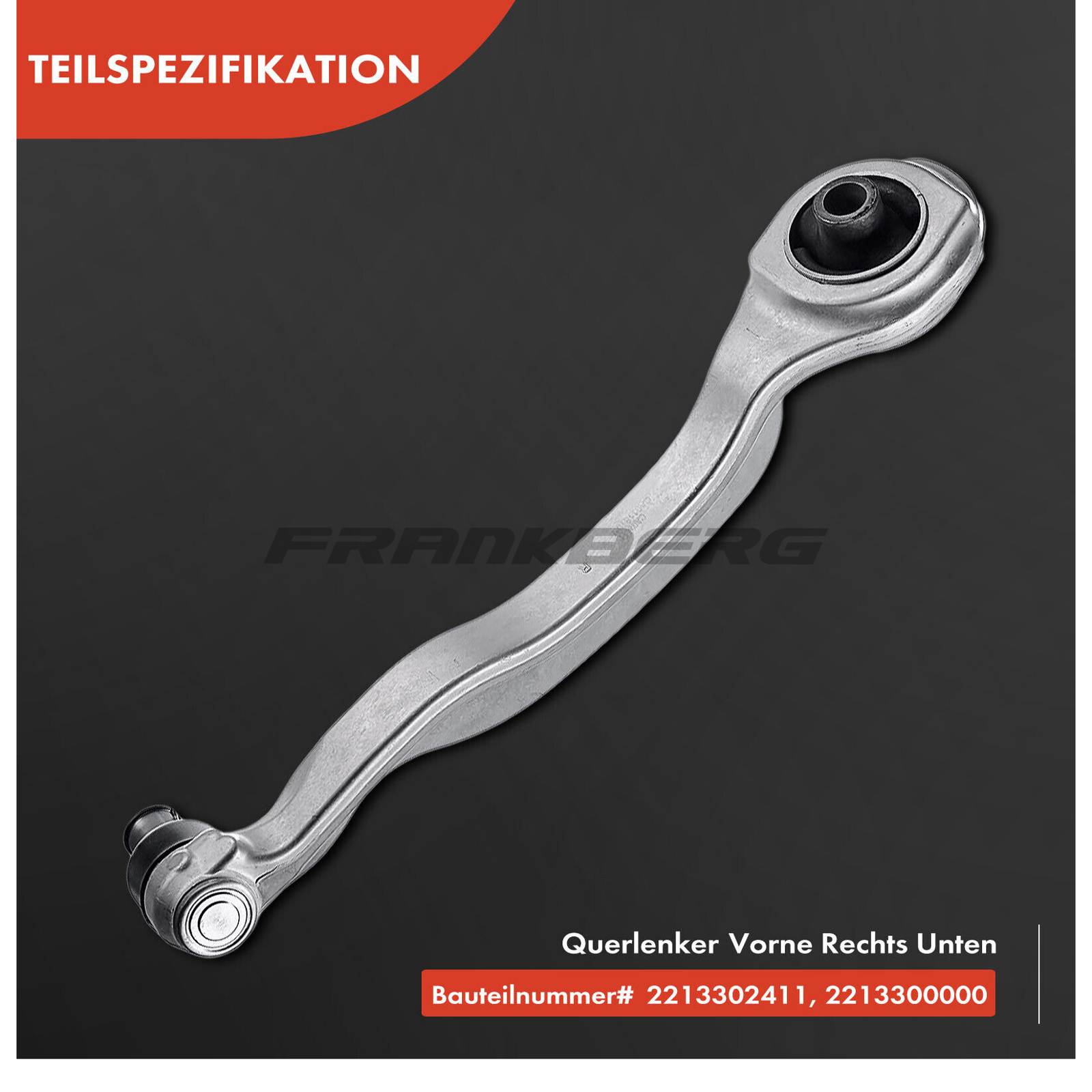 Control/Trailing Arm, wheel suspension