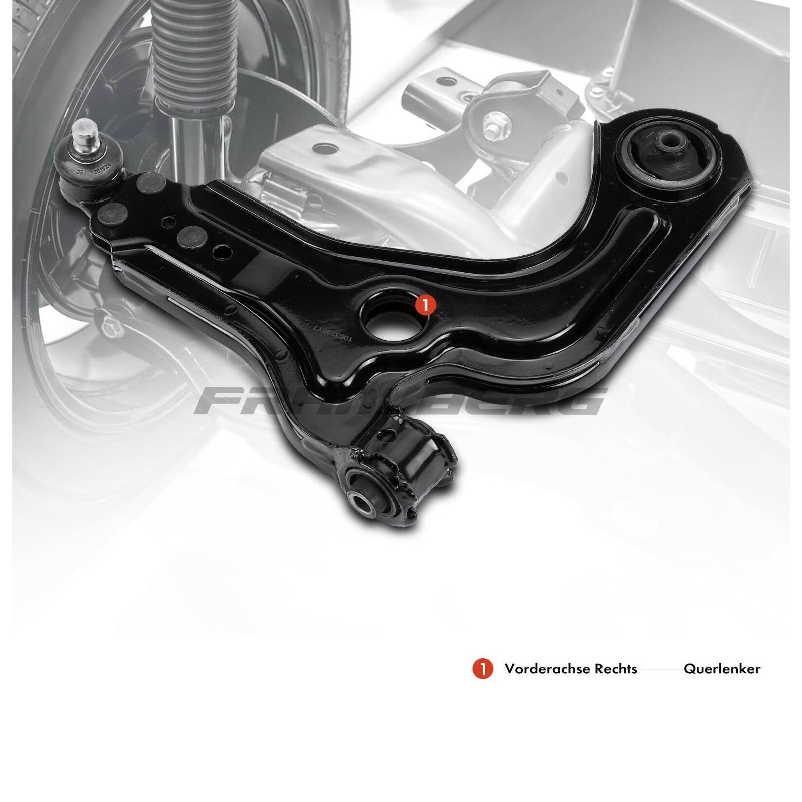 Control/Trailing Arm, wheel suspension
