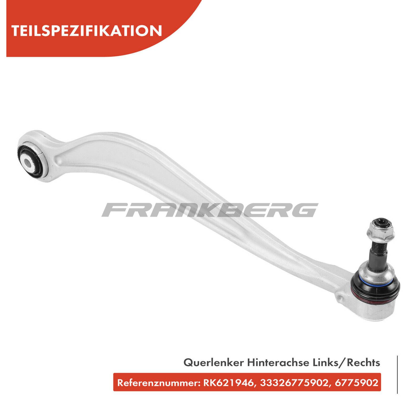 Control/Trailing Arm, wheel suspension