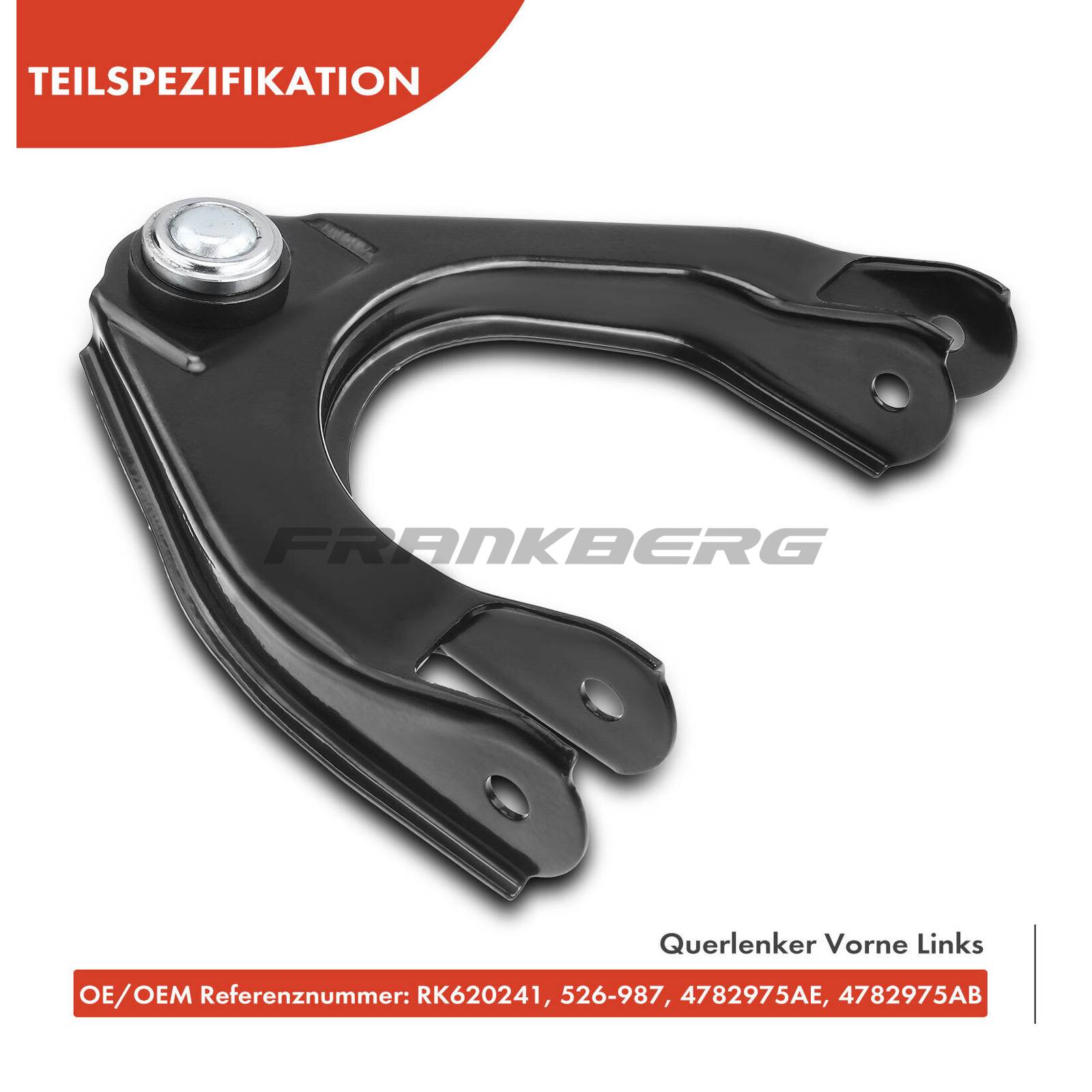 Control/Trailing Arm, wheel suspension