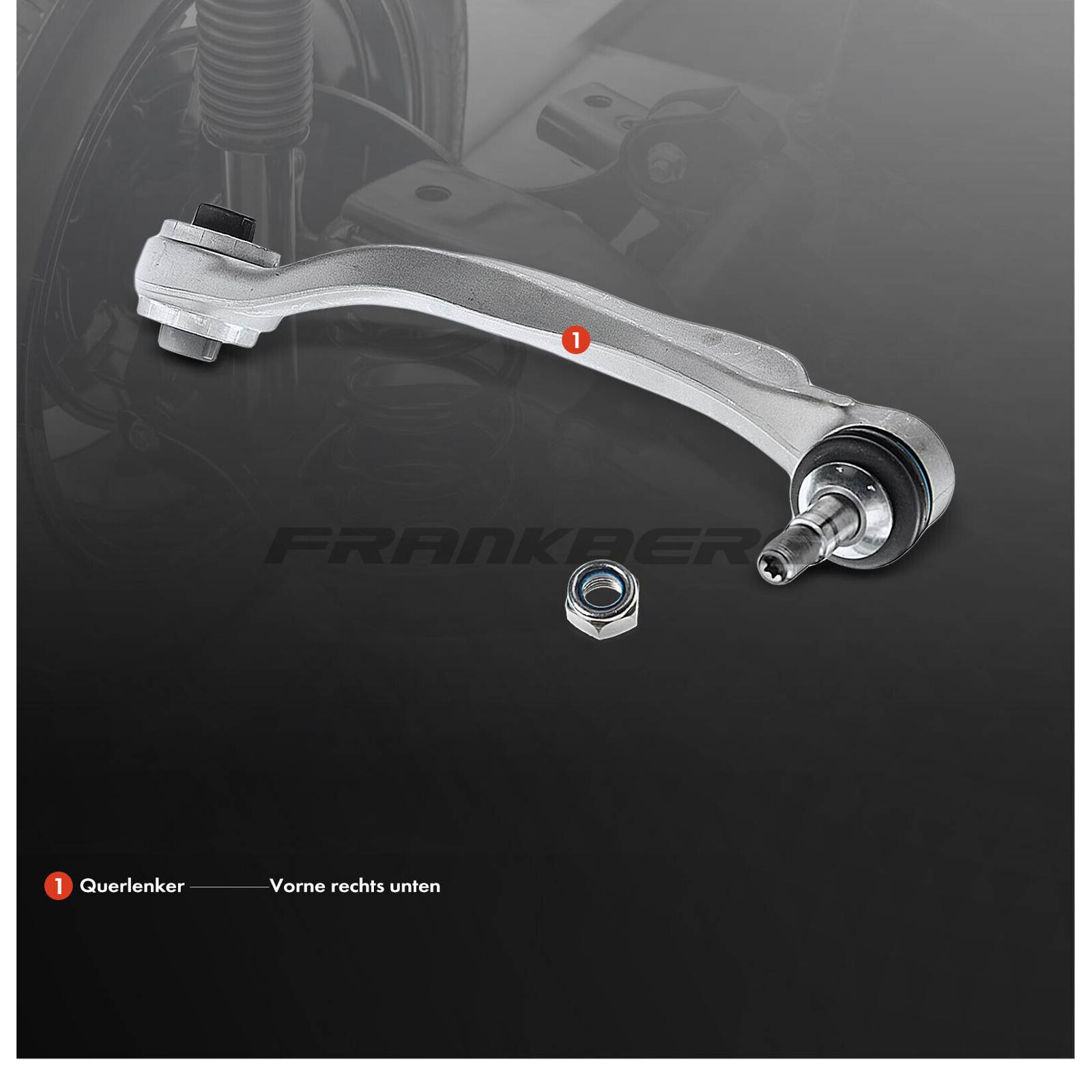 Control/Trailing Arm, wheel suspension